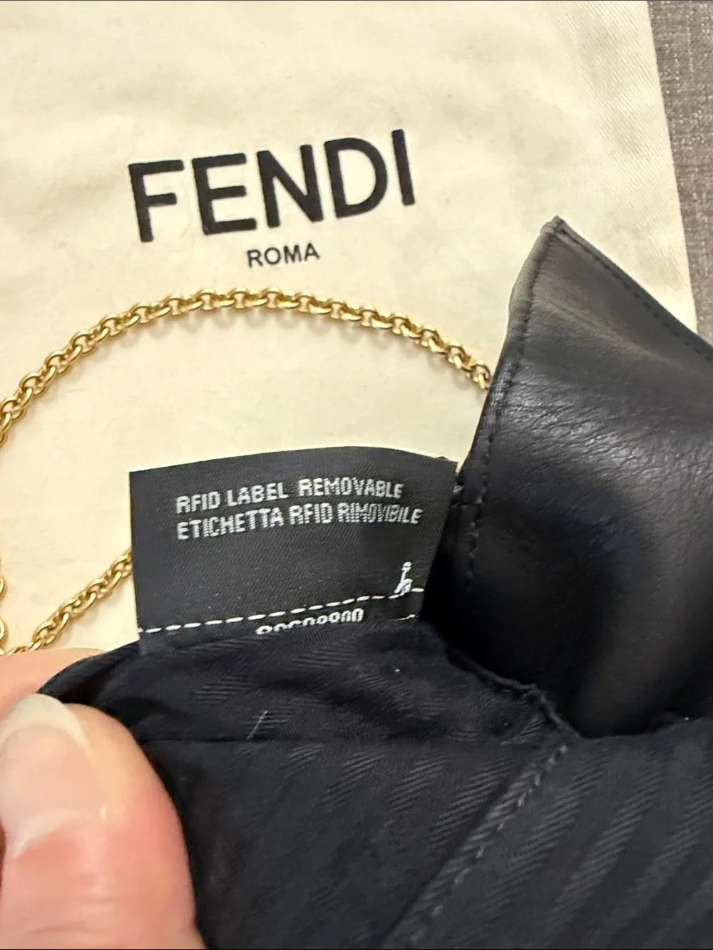 Fendi chain guaranteed be
